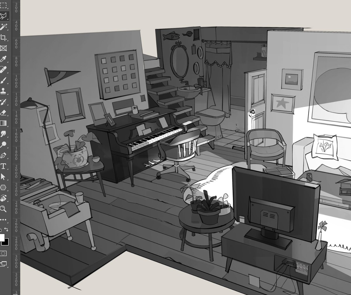 yingshiart's tweet photo. WIP update!! https://t.co/iUYrm9mOxJ