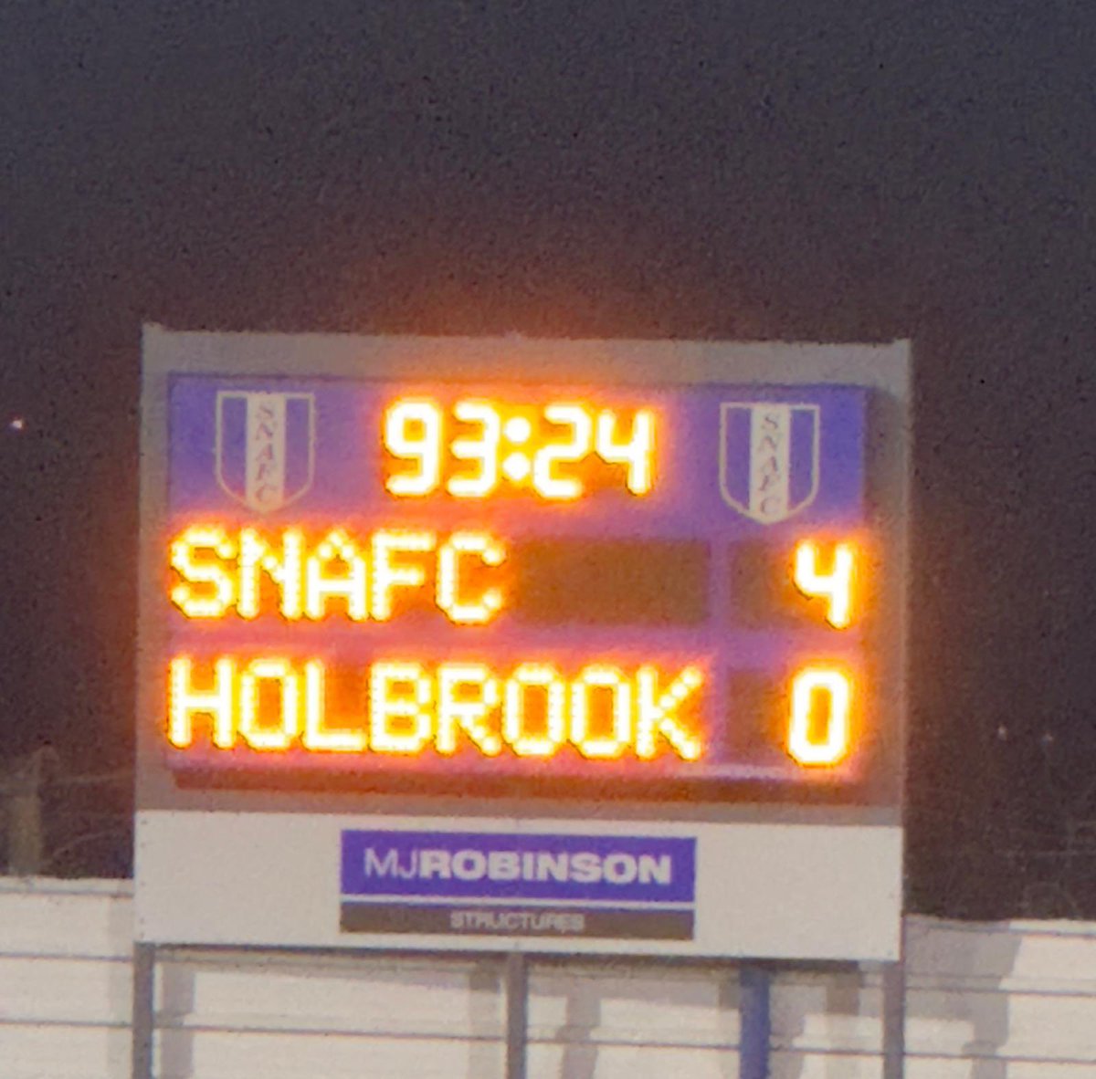 South Normanton Athletic FC (@officialshiners) on Twitter photo FT
Normo 4-0 <a href="/holbrooksports/">Holbrook Sports FC</a>
Well done lads, cup final next Thursday then boys ๐๐๐ค๐ FT
Normo 4-0 <a href="/holbrooksports/">Holbrook Sports FC</a>
Well done lads, cup final next Thursday then boys ๐๐๐ค๐