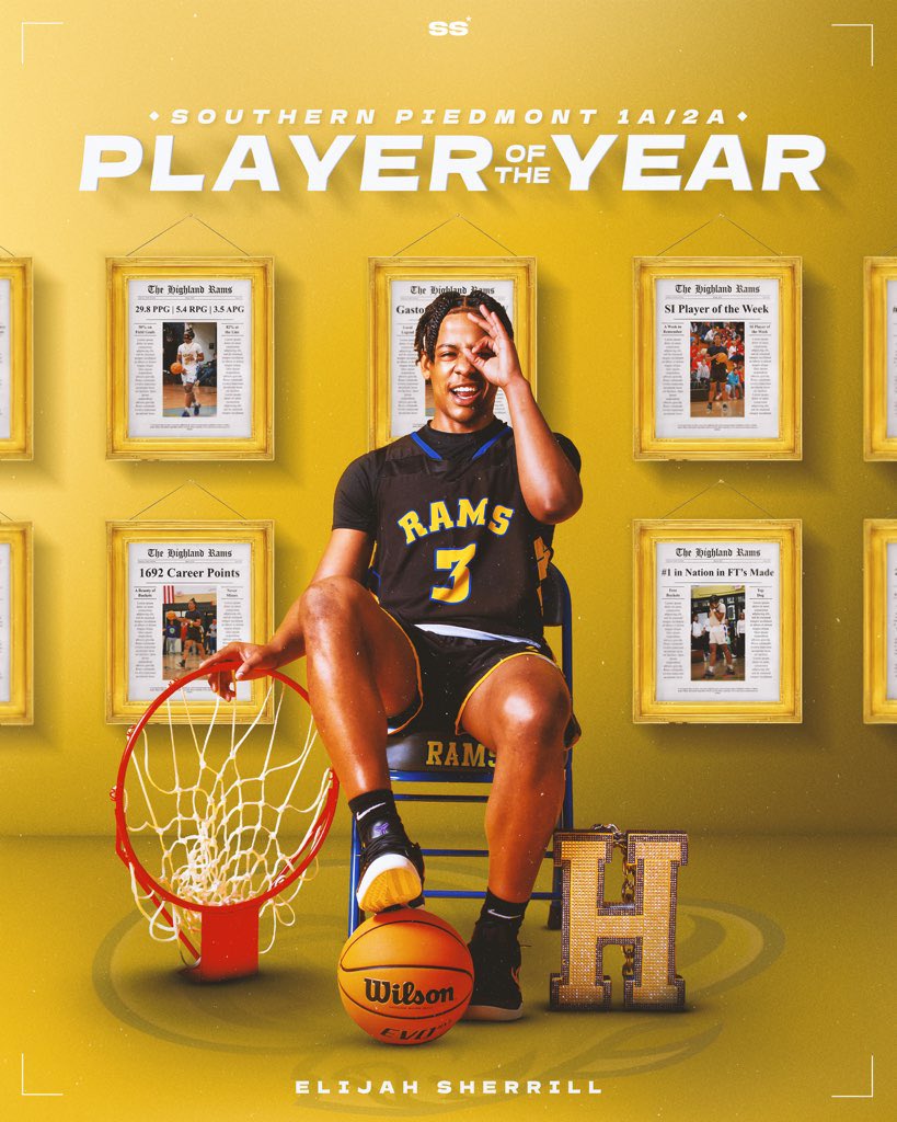Blessed and grateful to receive the 2024-25 Southern Piedmont Player of the Year.