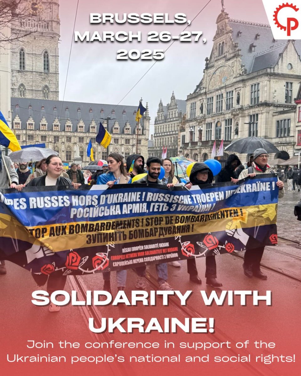 Social Movement🇺🇦 (@socruch) on Twitter photo Support Solidarity With Ukraine Conference!
Amid the uncertainty of shady deals, <a href="/EuropeanWith/">European Network in Solidarity with Ukraine</a> & <a href="/UkraineSol/">Ukraine Solidarity Campaign 🇺🇦✊🏽🚩</a> call on all progressive forces to unite against appeasement and for a just and lasting peace.
DONATE: ukraine-solidarity.eu/left-solidarit…
REGISTER: docs.google.com/forms/d/e/1FAI… Support Solidarity With Ukraine Conference!
Amid the uncertainty of shady deals, <a href="/EuropeanWith/">European Network in Solidarity with Ukraine</a> & <a href="/UkraineSol/">Ukraine Solidarity Campaign 🇺🇦✊🏽🚩</a> call on all progressive forces to unite against appeasement and for a just and lasting peace.
DONATE: ukraine-solidarity.eu/left-solidarit…
REGISTER: docs.google.com/forms/d/e/1FAI…