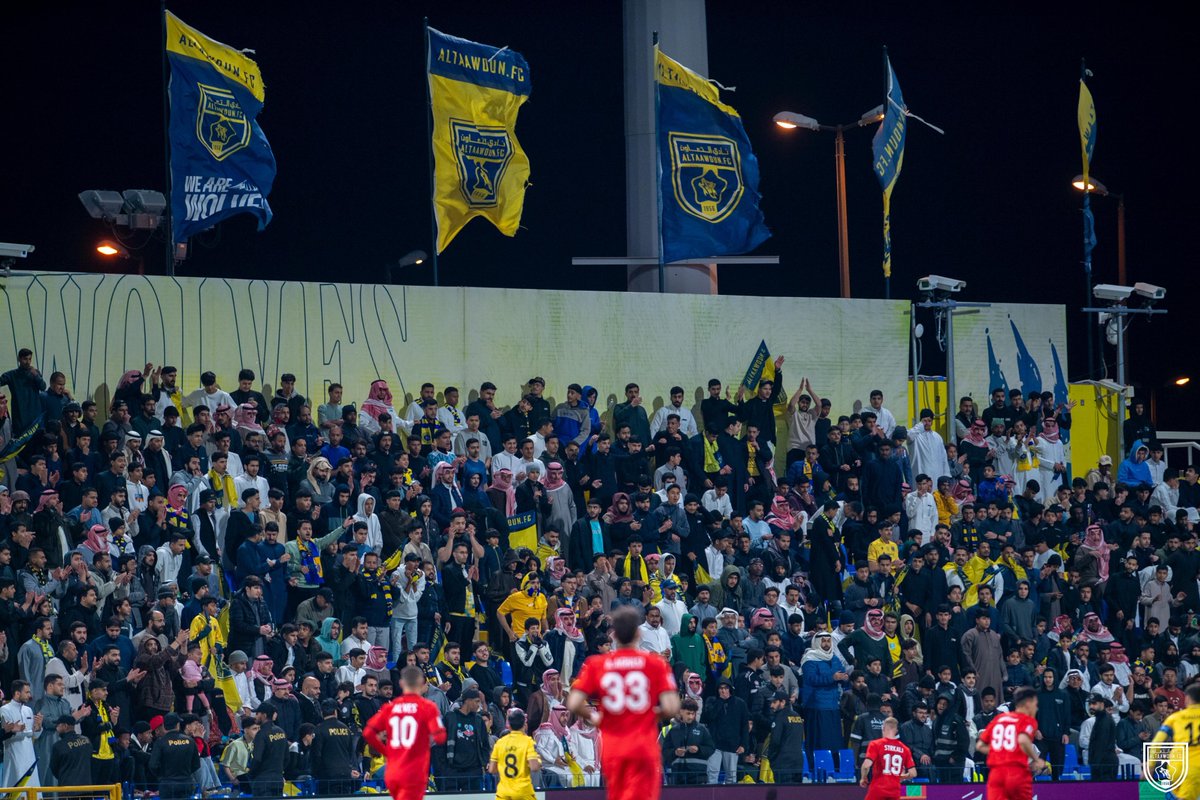 AltaawounFC's tweet photo. 📸| المدرج الأفضل 🗣️👏

#التعاون_في_اسيا 🌏💛 https://t.co/AbctKf7Ihh