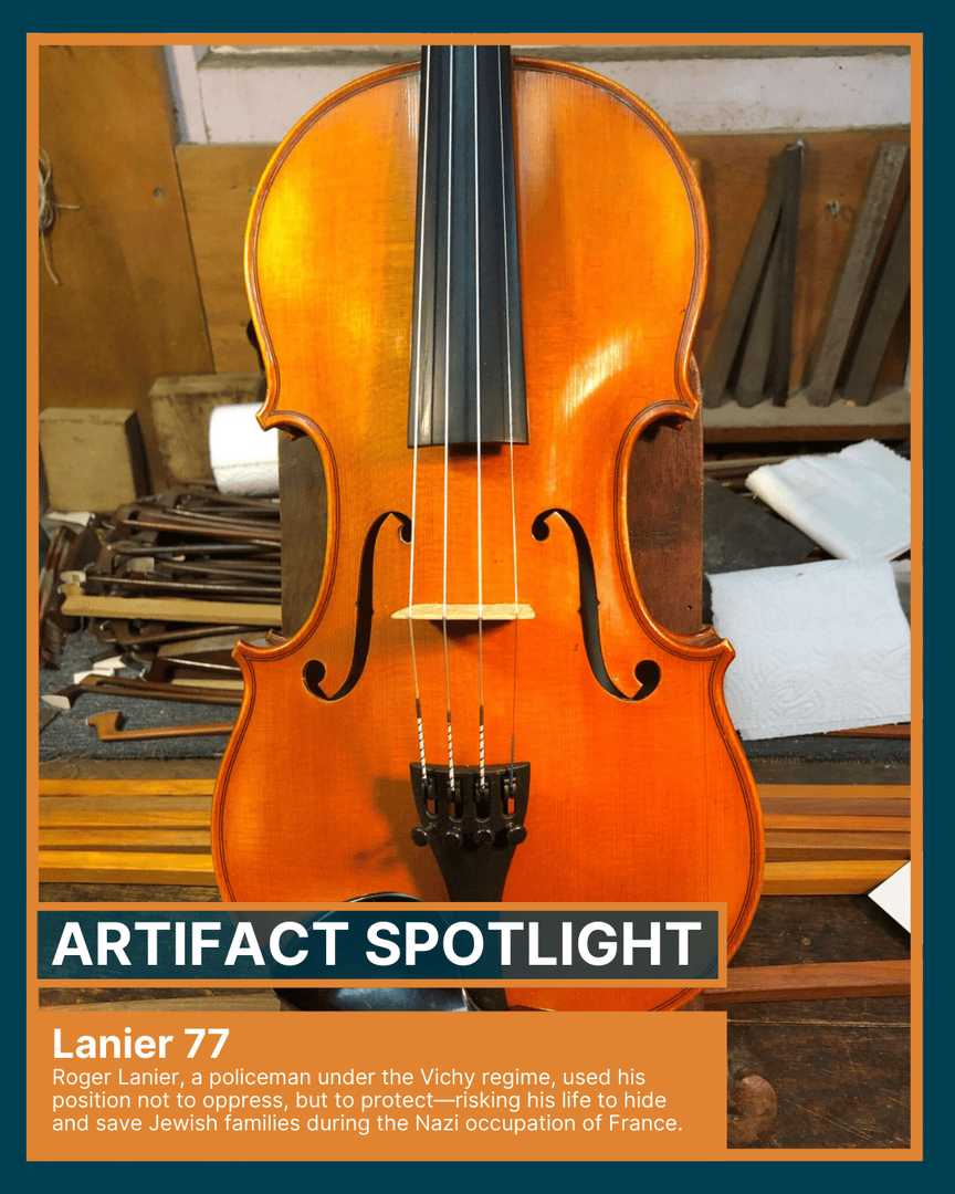 FLHolocaustMus's tweet image. On March 20th, join #TheFloridaHolocaustMuseum and musicians from @FlaOrchestra for #ViolinsOfHope, an evening where music and history intertwine. This extraordinary concert shares the stories of Holocaust-era violins, violas, and cellos that survived concentration camps. 

One