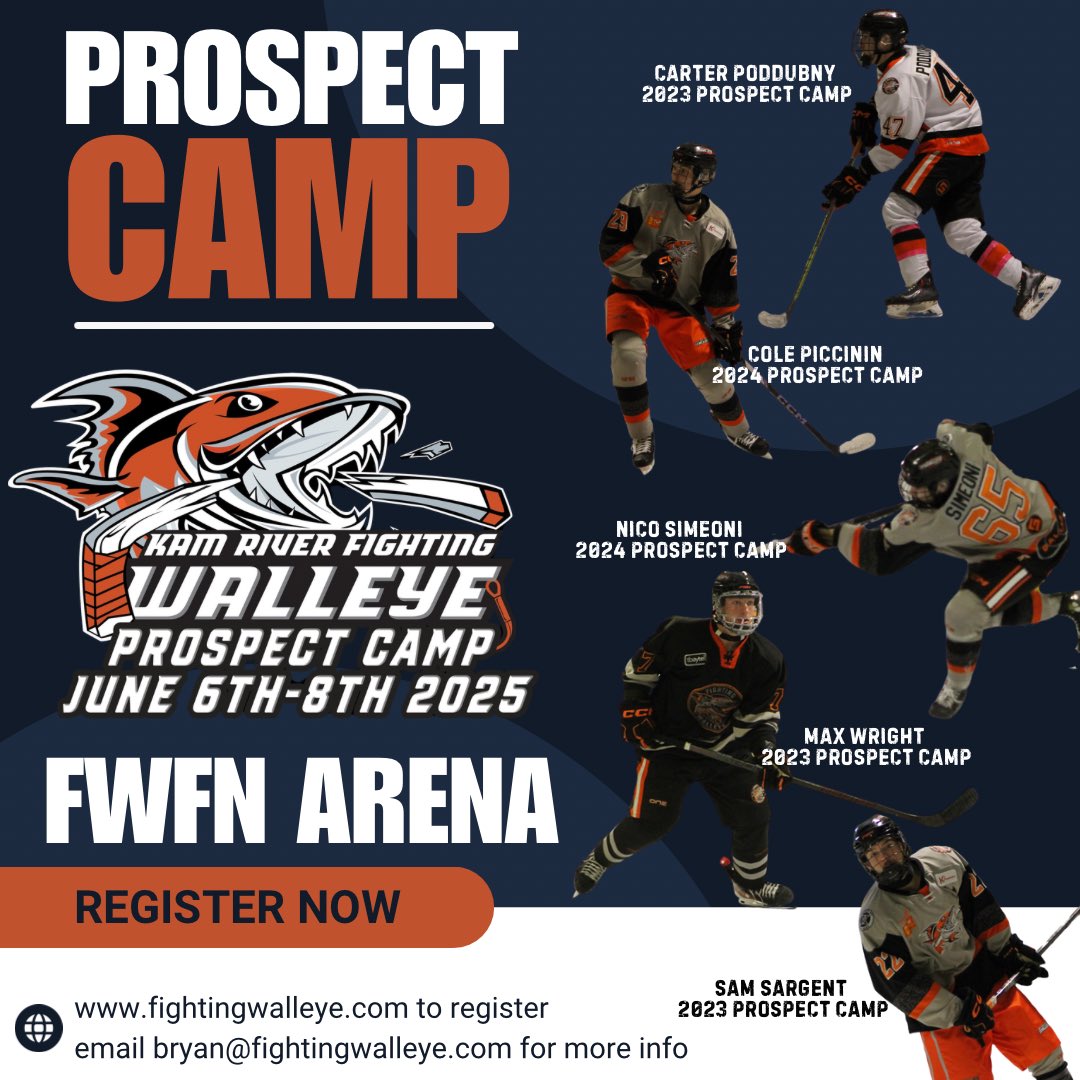 🚨 Calling all 2005-2010 born AAA, AA, High School, and non CJHL-carded Junior Players!

Our Prospect Camp is filling up! Don’t miss your chance!

Register: dorsalfin.sportngin.com/register/form/…

Play for a winning organization with a proven history of sending players to the next level!