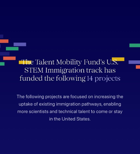 2. And, we added the fabulous@doug_rand as Co-Director.

Super excited for Doug and I to work together to further <a href="/FundMobility/">Talent Mobility Fund</a>'s commitment to design and implement work under *existing* law that supports a modern melting pot for scientists and engineers.