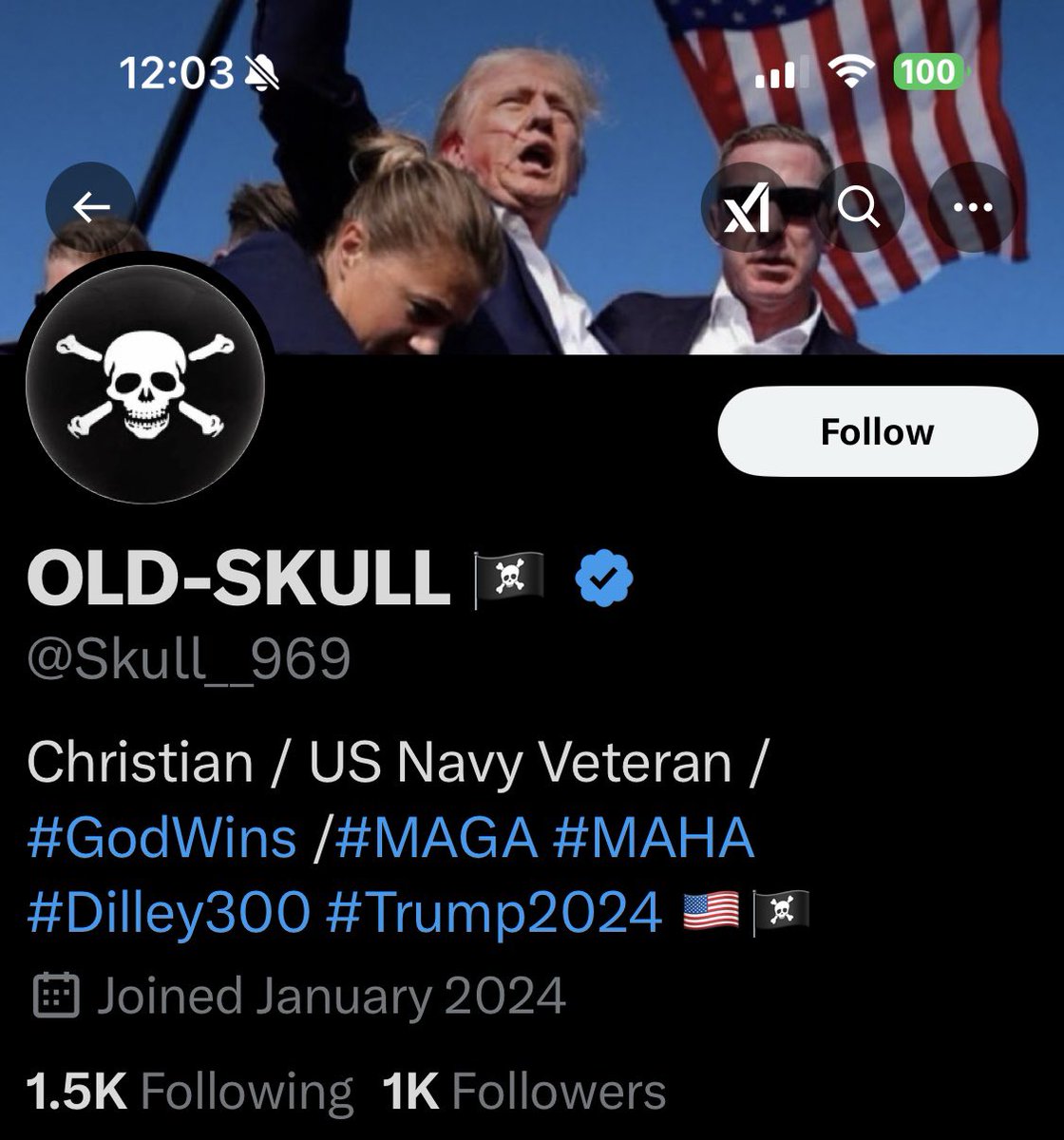 Conservative Cat (@lynnhall268) on Twitter photo Please give <a href="/Skull__969/">OLD-SKULL 🏴☠️</a> a follow and a repost or shoutout to show our gratitude for his service.
USMC Retired Navy Veteran
Thank you for your service. We appreciate you.
*These shoutouts are unsolicited and a show of gratitude and respect and are not a request for a follow Please give <a href="/Skull__969/">OLD-SKULL 🏴☠️</a> a follow and a repost or shoutout to show our gratitude for his service.
USMC Retired Navy Veteran
Thank you for your service. We appreciate you.
*These shoutouts are unsolicited and a show of gratitude and respect and are not a request for a follow