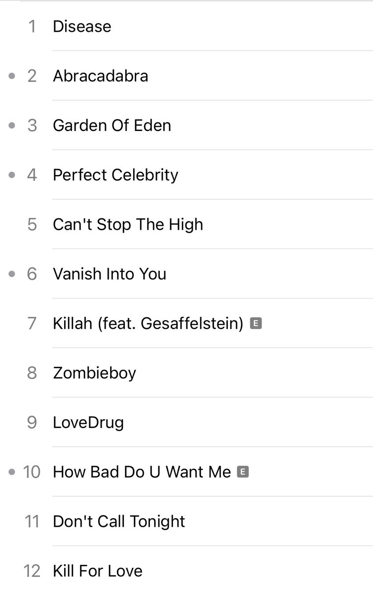 DaveKolUtShan's tweet photo. Mayhem ultimate deluxe vinyl hack:

If you buy both the Lady Gaga store exclusive vinyl and the Target exclusive vinyl, and then you combine disc 1 of the Gaga store vinyl with disc 2 of the target version, you will get both bonus tracks making this the ultimate Mayhem tracklist https://t.co/EMfxawz2nz
