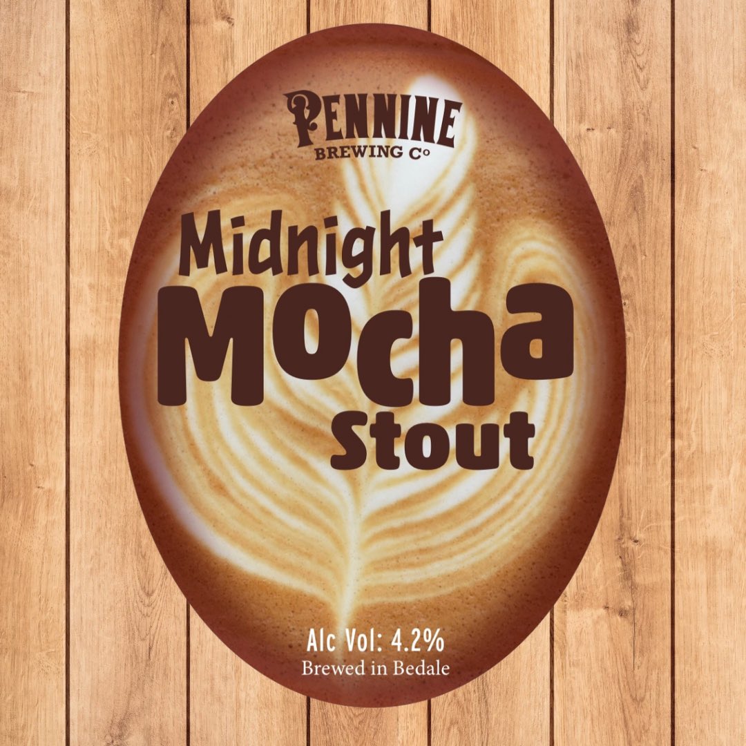 Meet the new kid on the block! 🍻
A one off special…🍻
🤎MIDNIGHT MOCHA STOUT🤎
4.2% ABV
A smooth, silky, creamy stout with pleasant bittering.  Notes of dark chocolate to complement the rich coffee flavours.  Dreamy! 🍻Available to preorder NOW! 
#penninebrewingco