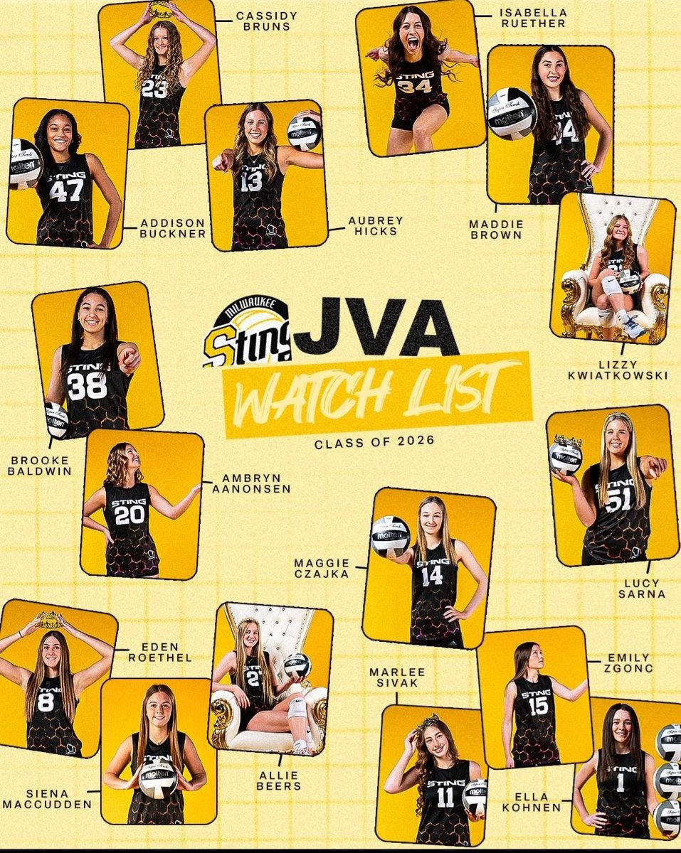 Siena MacCudden (@siena_maccudden) on Twitter photo Thank you at <a href="/jvavolleyball/">JVA</a> for honoring MKE Sting Class of 2026 athletes! So proud to be amongst this group! <a href="/CalVolleyball/">Cal Volleyball</a> <a href="/PrepDigWI/">Prep Dig Wisconsin</a> <a href="/PrepDig/">Prep Dig π</a> <a href="/PrepVolleyball/">PrepVolleyball.com</a> <a href="/AVCAPhenom/">Phenom</a> <a href="/AVCAVolleyball/">AVCA</a> <a href="/PrepDigChris/">Chris Fitzgerald</a> <a href="/RecruitMKESting/">Milwaukee Sting Volleyball Recruiting</a> <a href="/stingvb1988/">Milwaukee Sting π</a> Thank you at <a href="/jvavolleyball/">JVA</a> for honoring MKE Sting Class of 2026 athletes! So proud to be amongst this group! <a href="/CalVolleyball/">Cal Volleyball</a> <a href="/PrepDigWI/">Prep Dig Wisconsin</a> <a href="/PrepDig/">Prep Dig π</a> <a href="/PrepVolleyball/">PrepVolleyball.com</a> <a href="/AVCAPhenom/">Phenom</a> <a href="/AVCAVolleyball/">AVCA</a> <a href="/PrepDigChris/">Chris Fitzgerald</a> <a href="/RecruitMKESting/">Milwaukee Sting Volleyball Recruiting</a> <a href="/stingvb1988/">Milwaukee Sting π</a>