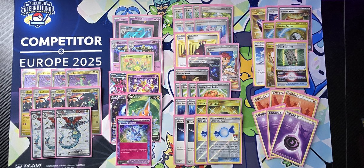 GibiTCG's tweet photo. EUIC late post!
4-2-3, with little preparation again, played too slow, missed obvious lines. Kinda harsh, but improvement is needed. List was sub optimal. 
Regardless, I had fun and decided to play in Stockholm!! See you there! 🥰 https://t.co/AvMLzqCgFd