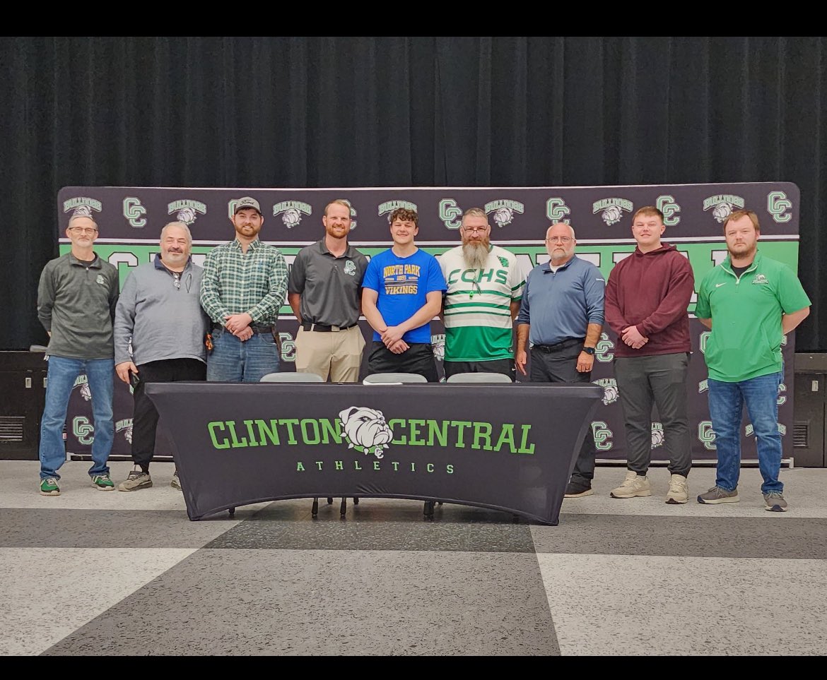 Congratulations, Klayton! Today he signed with North Park University to continue his academic and football career. It was a privilege to coach you and we wish you all the best!