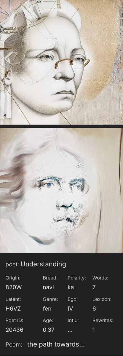 NftyAaron's tweet image. It blows my mind how amazing the lost lost poet's collection is. It's easy for people to forget the gen0 and gen1 images. So much more potential that we haven't seen yet. In my opinion a collection released ahead of its time
@muratpak will be back. Just a case of when and not if.