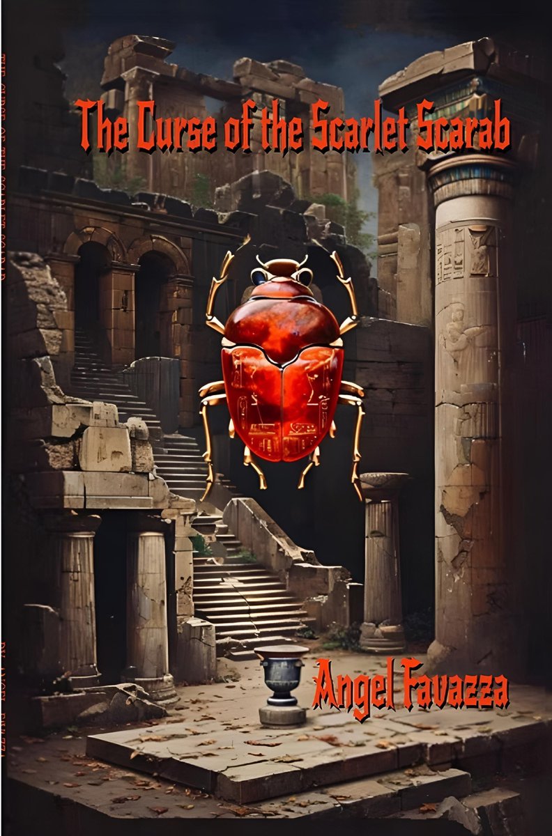 AngelFavazza's tweet photo. 🚨New Release Alert!🚨

Hiraeth Publishing presents The Curse of the Scarlet Scarab by Angel Favazza! A thrilling #steampunk #YA adventure set in Victorian England &amp; Egypt—full of action, monsters, and mystery!

Grab a copy today! ⚙️📖
https://t.co/2KiF24diK9 https://t.co/1vS0HbKXeY
