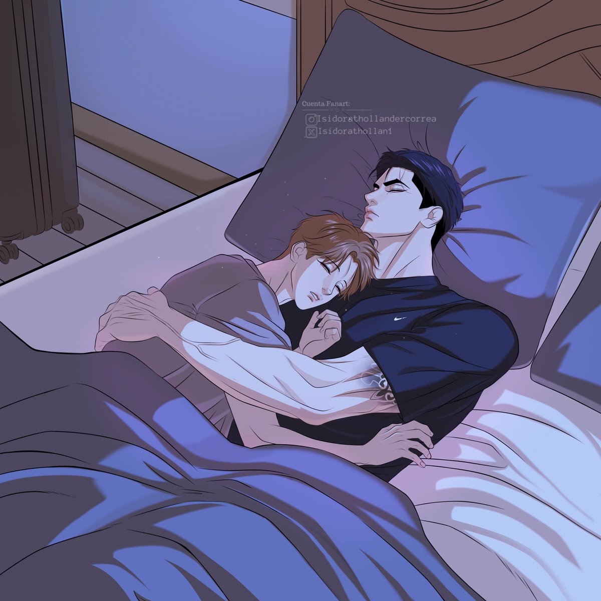 Isidorathollan1's tweet photo. Fanart Jaekyung limpiando y cuidando a Dan mientras duermen juntos 
🫂🐺💕🐹🫧💤

 (expectativa para el cap 66 de mañana) 
Colab completa con  @Tefy242 en nuestro Instagram 👀💖🫶🏻

@_MinGwa #징크스 #Jinx      
 #Jinxmanhwa #kimDan #Jaekyung #joojaekyung #mingwa #jinxfanart https://t.co/ppbkJopnUF