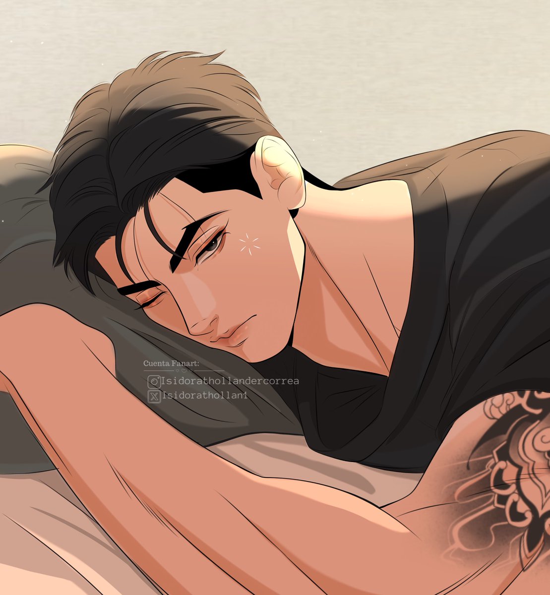 Isidorathollan1's tweet photo. Fanart Jaekyung limpiando y cuidando a Dan mientras duermen juntos 
🫂🐺💕🐹🫧💤

 (expectativa para el cap 66 de mañana) 
Colab completa con  @Tefy242 en nuestro Instagram 👀💖🫶🏻

@_MinGwa #징크스 #Jinx      
 #Jinxmanhwa #kimDan #Jaekyung #joojaekyung #mingwa #jinxfanart https://t.co/ppbkJopnUF