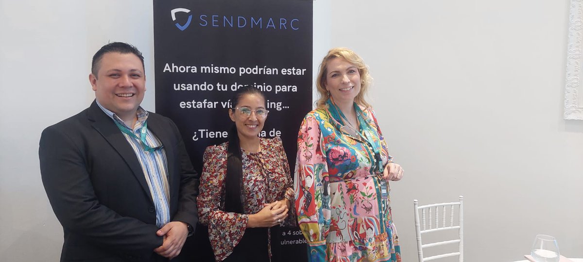 novutecgroup's tweet image. En días pasados participamos en un desayuno con #sendmarc en donde se dieron a conocer los problemas relacionados con el phishing y la suplantación de identidad.
#ciberseguridadparatodos