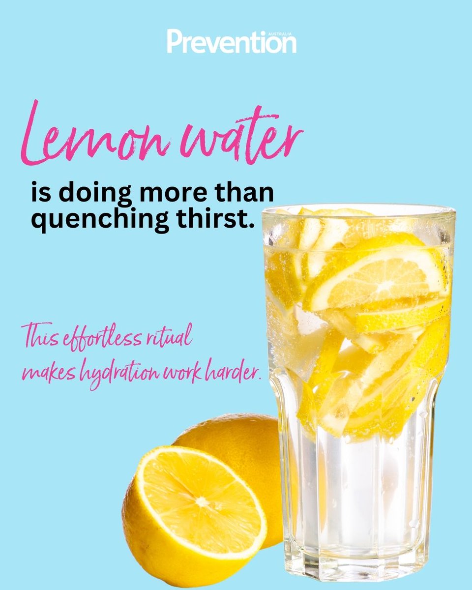 Preventionaus's tweet image. Weight loss, better digestion, glowing skin—just from drinking lemon water?

It’s not magic, but science says this simple habit comes with big benefits. 

Here’s what you need to know: tinyurl.com/329r96w8

#LemonWater #HydrationBoost #HealthyChoices #PreventionAU