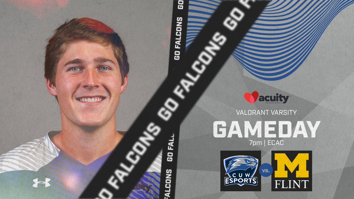 Happy Tuesday Falcons! Valorant looks to finish their ECAC season strong as they take on University of Michigan-Flint tonight at 7pm!

#CUW #CUWEsports #CUDUB