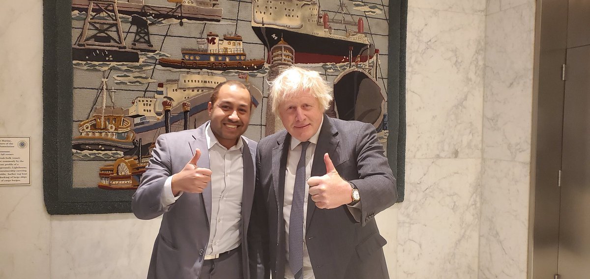 With Mr. <a href="/BorisJohnson/">Boris Johnson</a> the former prime minister of the United Kingdom in #WashingtonDC , he is humble and nice gentleman.