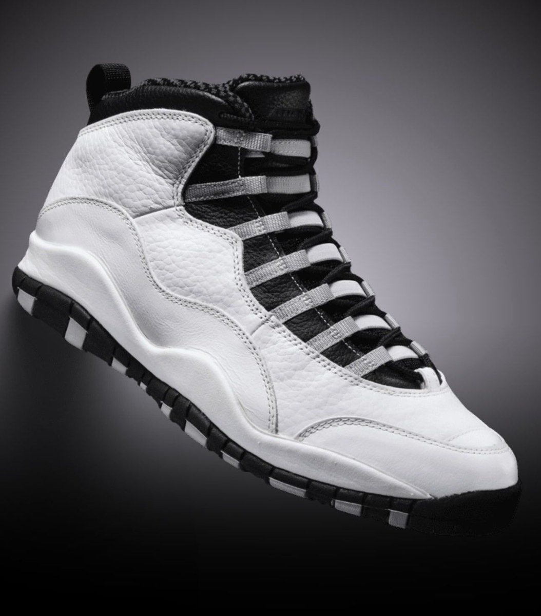 The Air Jordan 10 OG "Steel" is Returning August 2nd 🤍🖤 bit.ly/3RenfqB