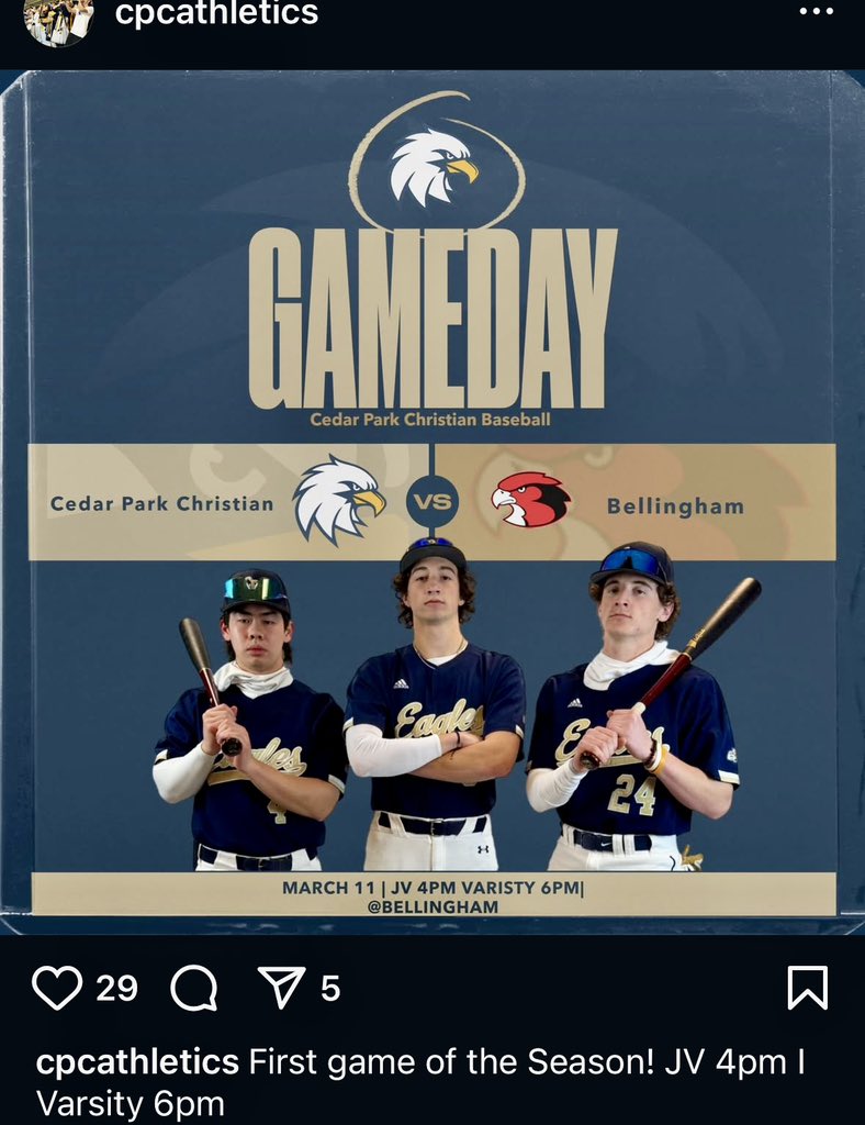 Gameday! 🦅 ⚾️