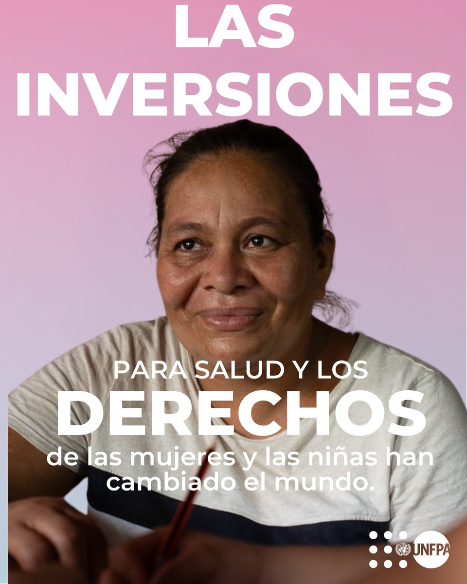 🫶  Las inversiones en las mujeres y niñas han cambiado el mundo, lo que nos ha acercado más que nunca a una igualdad de voces y a una mayor cantidad de opciones👇

 Dra. Natalia Kanem, Directora Ejecutiva UNFPA