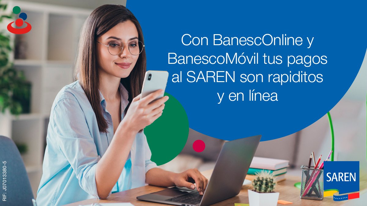Con #BanescoMóvil y #BanescOnline puedes pagar en línea las tasas y aranceles del Servicio Autónomo de Registros y Notarías #SAREN

✅ BanescOnline ▶ Otros Pagos/Impuestos
✅ BanescoMóvil ▶ Servicios

#BanescoContigo
