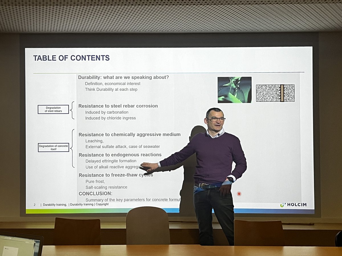 Contrabass_msca's tweet photo. 🔬 CONTRABASS 2nd Workshop! 🌍

Today, we explored material durability with insights from Bruno (Holcim), Hong (ICL), Fabien (RWTH), Stefano and Chakib (3SR &amp; ILL) on mass transport, chemistry &amp; CO₂ capture.

Thanks to our speakers &amp; DCs! 🙌 Next: RS! 🚀

@MSCActions @HorizonEU https://t.co/4OggDIa95o