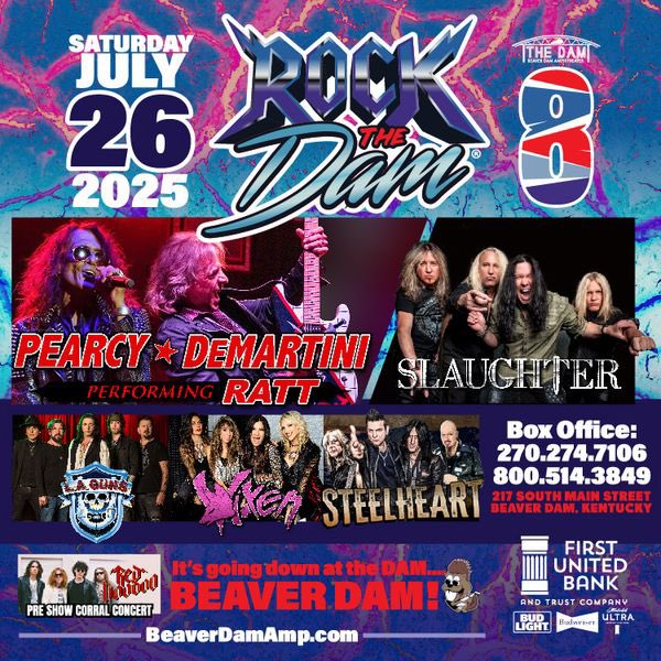 PEARCY/DEMARTINI of RATT
“Invasion Celebration” 2025

PEARCY | DE MARTINI 
Sat, April 05 | Mohegan Sun <a href="/MoheganSunAren1/">Mohegan Sun Arena</a>  

PEARCY/DEMARTINI at M3
Sun, May 04  |  Merriweather Post Pavilion <a href="/M3RockFestival/">M3 Rock Festival</a>  

PEARCY | DE MARTINI 
Rock the Dam 8 
Sat, Jul 26  |  Beaver Dam