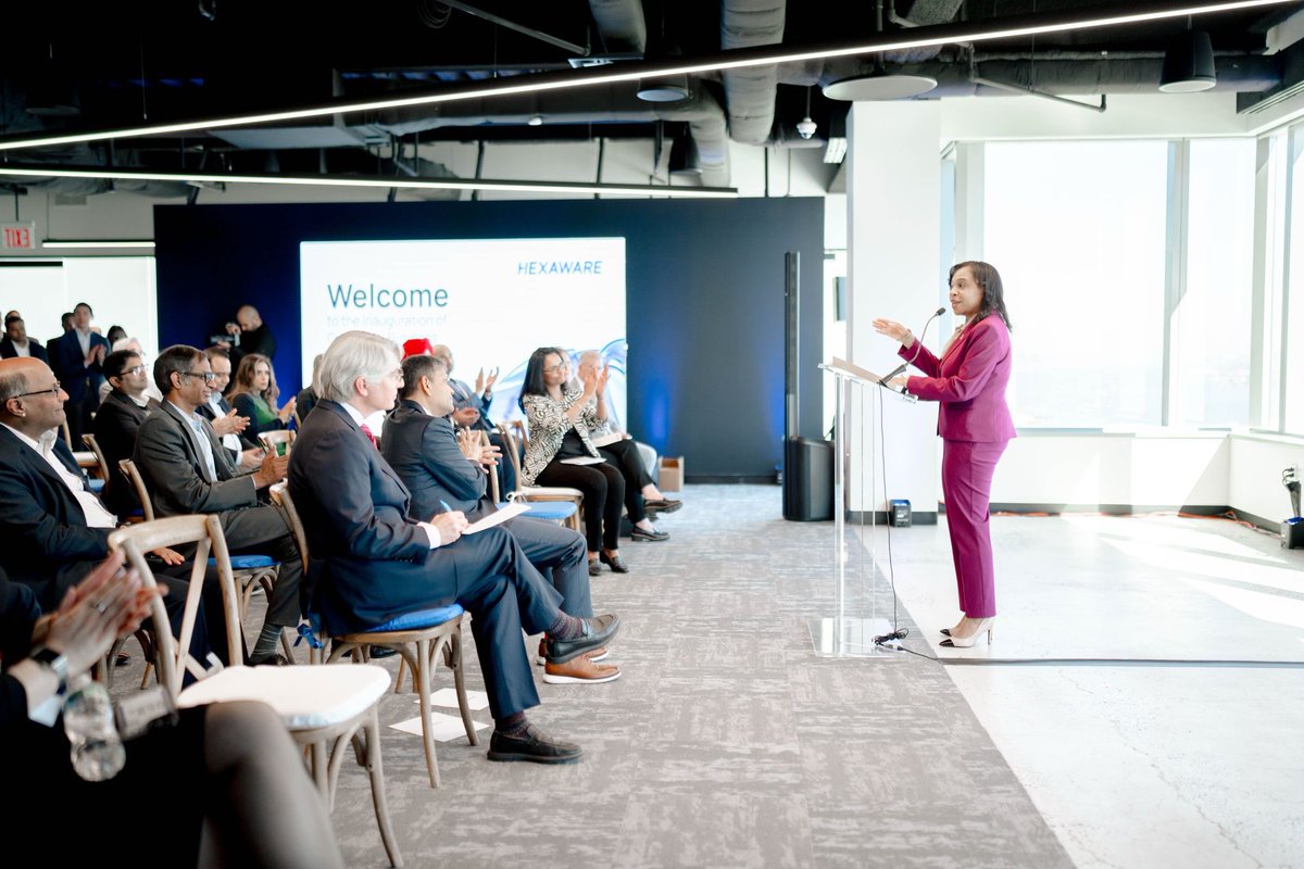 LtGovWay's tweet photo. Today, I had the opportunity to join the inauguration of the @HexawareGlobal Headquarters in Jersey City. 

As we continue to reclaim our legacy as the original Silicon Valley, we are honored to serve as Hexware’s headquarters for innovation and technology https://t.co/SJAoG3e5vL