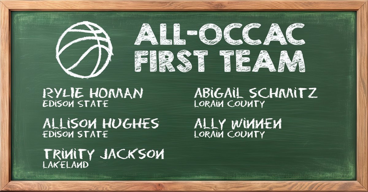 The All-OCCAC First Team for women's basketball is...