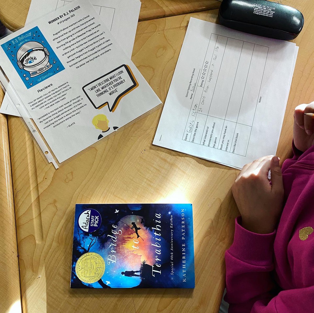 Genre tastings before we choose our books for book club. What genre is your favourite?