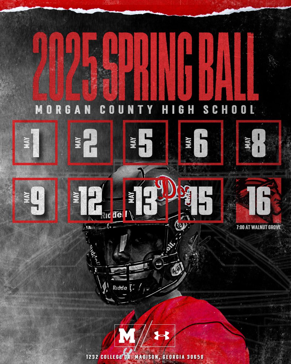 🚨Spring Practice Dates🚨