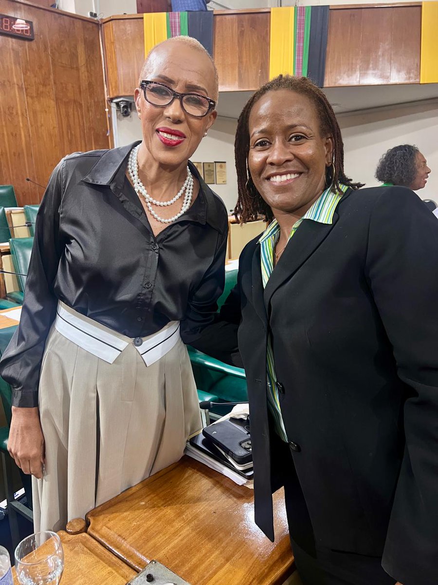 Proud of our first female Minister of Finance on her first opening presentation of the JA Budget. I look forward to hearing her second next year! 
#jlpgovernment
#votejlp
#JABudgetdebate