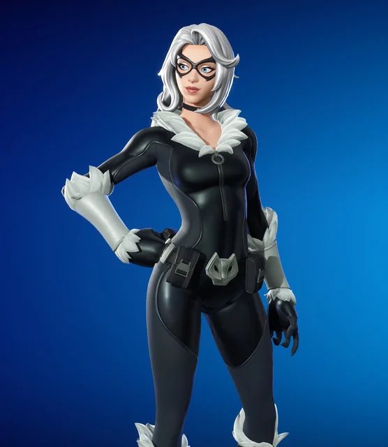 scjplays's tweet image. black cat cosplay 🐾 for my upcoming Fortnite marathon ☺️