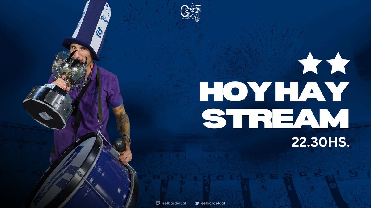 🤩 ¡HOY TODOS AL BAR DEL CAT!

Desde las 22.30hs vamos a estar por twitch.tv/elbardelcat hablando de todo lo que fueron estos últimos días de Talleres y pensando en todo lo que se viene. ¿Te lo vas a perder?
