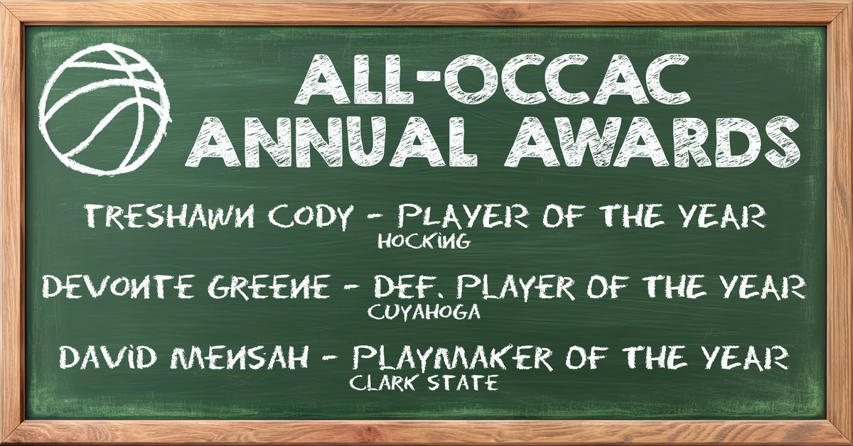 Three student-athletes have been voted as our men's basketball annual award recipients!