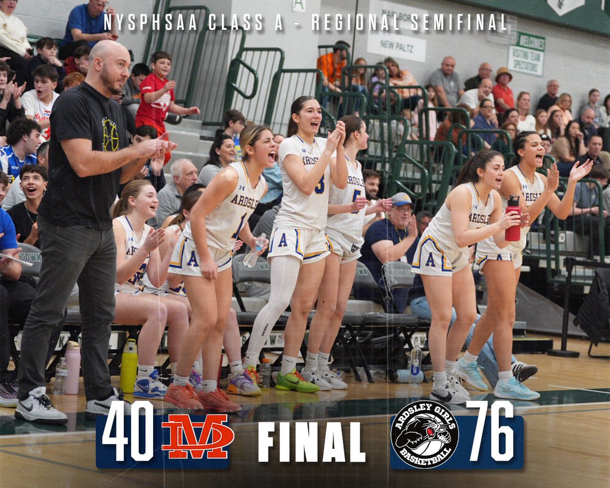 ArdsleyGirlsBasketball (@girlshoopsahs) on Twitter photo Business handled. On to the regional final on Sunday!
Corluka - 27 pts / 19 reb
Burriss - 17 pts / 11 reb
Levy - 13 pts / 9 reb
Paley- 6 pts
O’Brien - 5 pts
Bortstein & Butler - 4 pts ea
<a href="/ArdsleyPanthers/">Ardsley Athletics</a> <a href="/NickResavy/">Nick Resavy</a> <a href="/d_scappy/">Danielle Scaperrotta</a> <a href="/KDJmedia1/">Kevin Devaney Jr.</a> <a href="/RyMo43/">GD1_Ryan</a> <a href="/SportsCameraGuy/">The Camera Guy</a> <a href="/lohudsports/">lohud sports</a> Business handled. On to the regional final on Sunday!
Corluka - 27 pts / 19 reb
Burriss - 17 pts / 11 reb
Levy - 13 pts / 9 reb
Paley- 6 pts
O’Brien - 5 pts
Bortstein & Butler - 4 pts ea
<a href="/ArdsleyPanthers/">Ardsley Athletics</a> <a href="/NickResavy/">Nick Resavy</a> <a href="/d_scappy/">Danielle Scaperrotta</a> <a href="/KDJmedia1/">Kevin Devaney Jr.</a> <a href="/RyMo43/">GD1_Ryan</a> <a href="/SportsCameraGuy/">The Camera Guy</a> <a href="/lohudsports/">lohud sports</a>