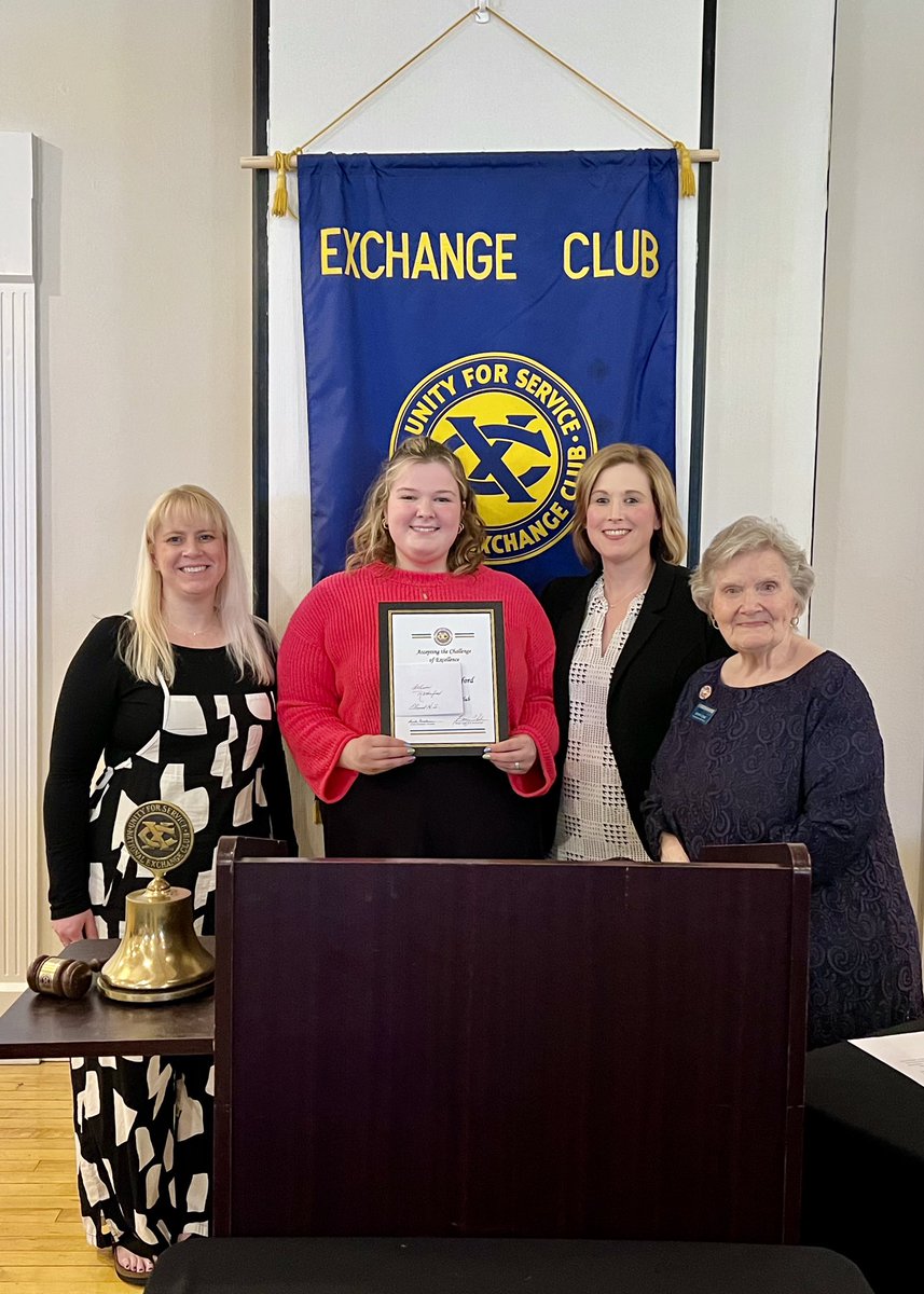 Congratulations to Allison Retherford for being our nominee for the Accepting the Challenge of Excellence award! Thank you for representing us well 😎 #PantherPride