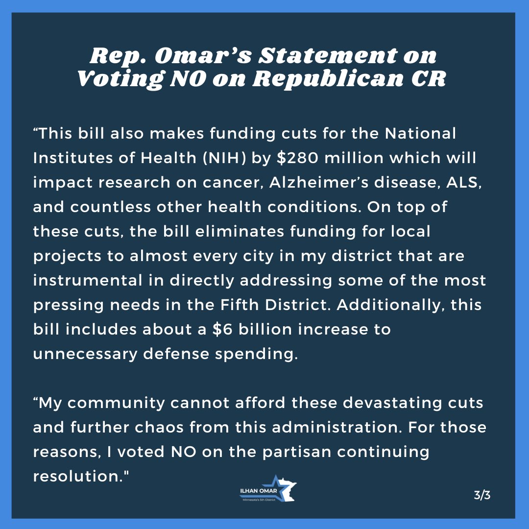 Rep. Ilhan Omar tweet media