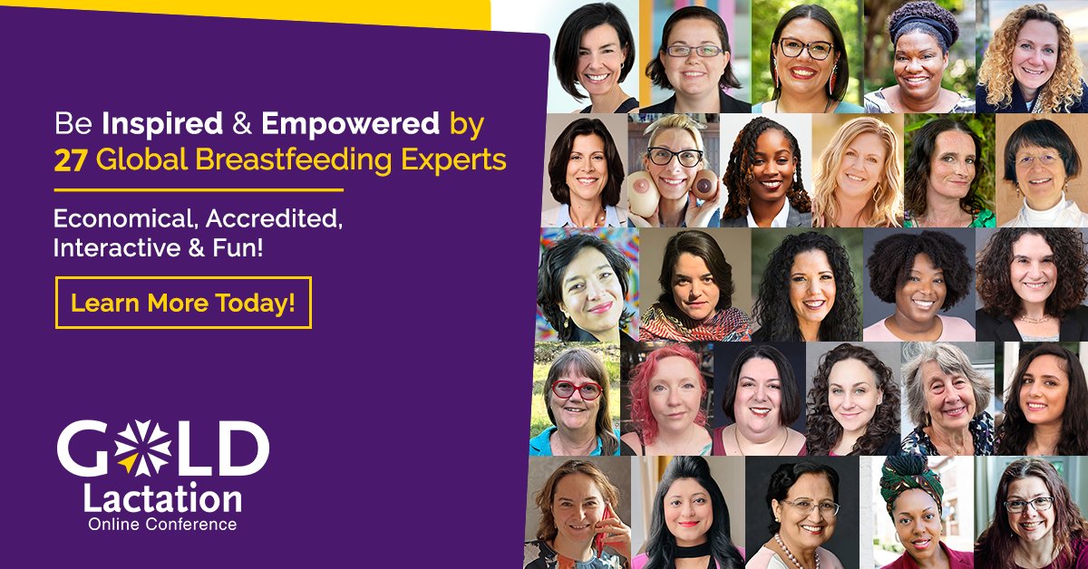 Join us April 1 - July 4, 2025 at the signature event for #breastfeeding educators. Enjoy 27.5 hours of the latest research &amp; gain new clinical skills at your own pace PLUS connect with 4500+ peers at #GOLDLactation2025 goldlactation.com/conference/reg… 
#IBCLC #CERPs #lactation
