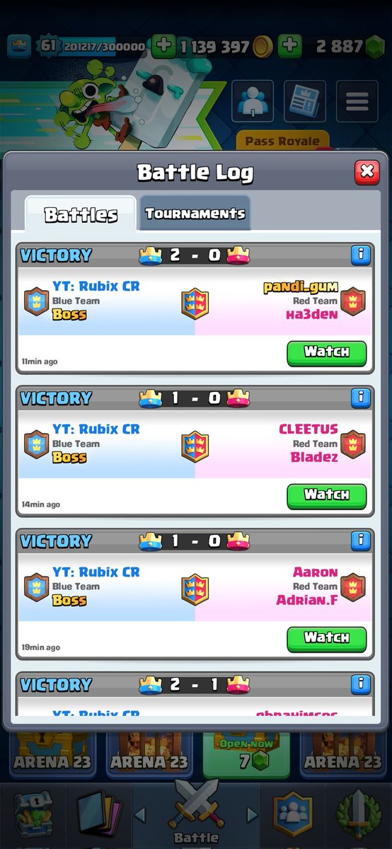 Time will tell for next 2v2 season <a href="/BossCR/">Boss</a> 👊