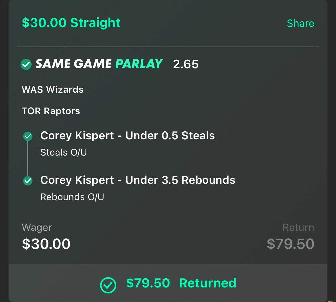 We will be sharing 1-2 parlay picks from our new filter settings each day.  So far its been on a rampage.
🏆 LFG #NBA #SportsBettingX  #NBAAllStar  #raptors  #Warriors