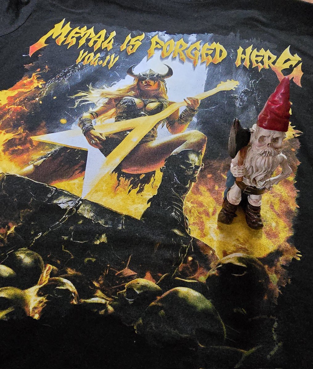 drunkelweizen's tweet photo. Excited to have received copies of Metallurg Music 's Metal is Forged Here vol. 4! If you haven't gotten your compilation cd and shirt yet, head over to https://t.co/sLmLskpu1h
Modeling dog, not included. 
Cheers! 🍻
#drunkenfolkmetal https://t.co/EIpMeUDq5Y