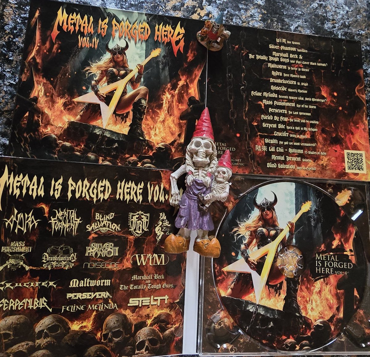 drunkelweizen's tweet photo. Excited to have received copies of Metallurg Music 's Metal is Forged Here vol. 4! If you haven't gotten your compilation cd and shirt yet, head over to https://t.co/sLmLskpu1h
Modeling dog, not included. 
Cheers! 🍻
#drunkenfolkmetal https://t.co/EIpMeUDq5Y
