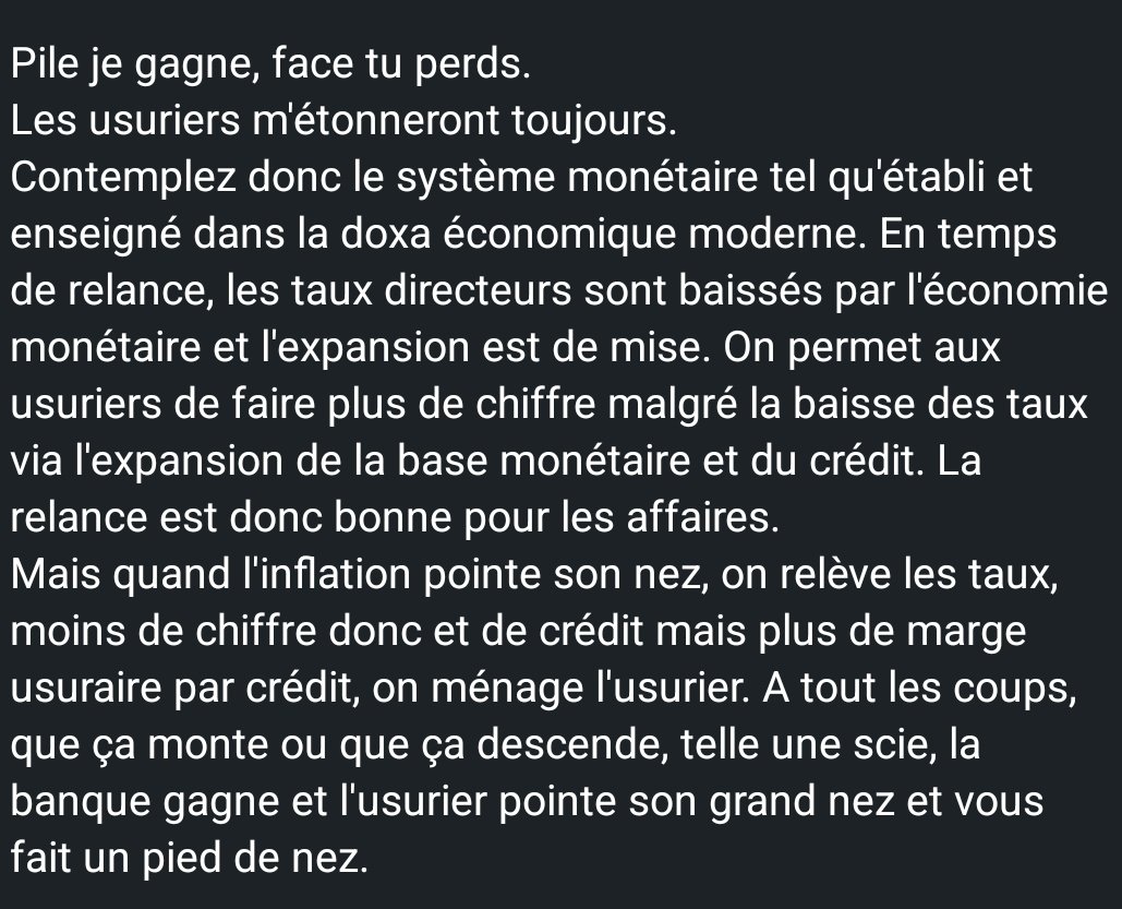 Dr__Lahlou's tweet image. Le système est ainsi fait...
Tout le monde fait comme cela...
Voulez-vous revenir au moyen-âge...
#Usure
#Intérêts