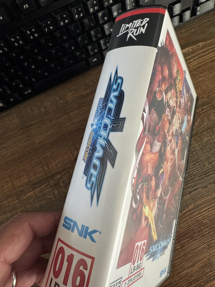 kenichiro_taka's tweet photo. やっと海外から届いた!
#SVC_CHAOS #SNK #limitedrun https://t.co/374HtDqMAC