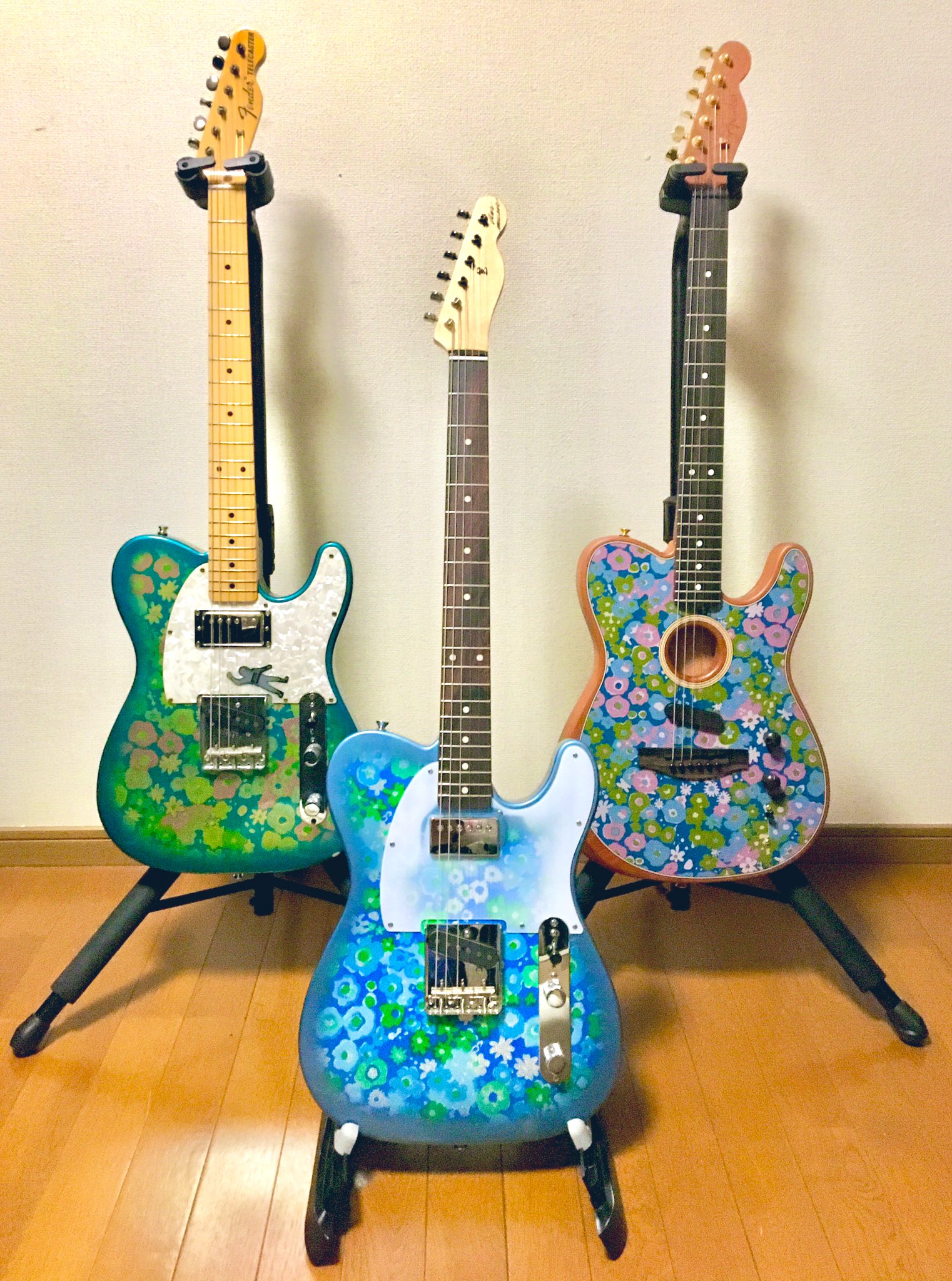 Fender Blue flower Telecaster 桜井和寿仕様 Fender Japan TL69 Blue Flower 桜井和寿氏仕様