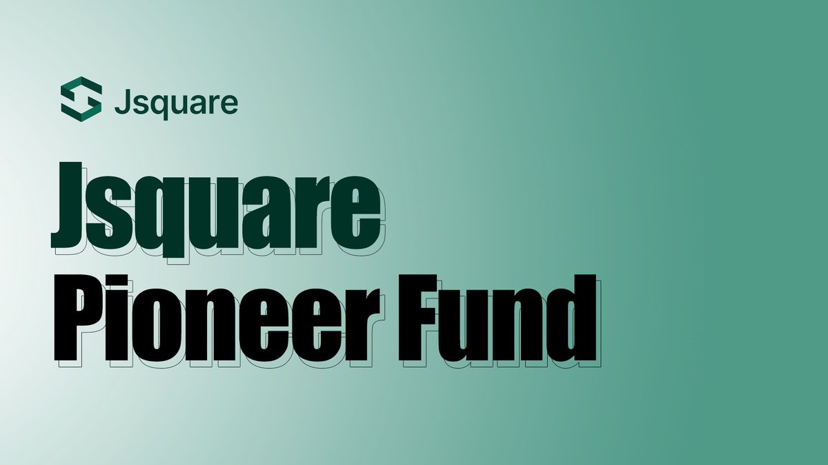 Today, we are proud to announce the launch of our new $50M "Pioneer Fund".

"It's a milestone of fostering growth across the entire blockchain ecosystem. This transition to an open and compliant fund structure aligns seamlessly with market expansion trends,” says <a href="/joanna_jsquare/">Joanna Liang</a>,
