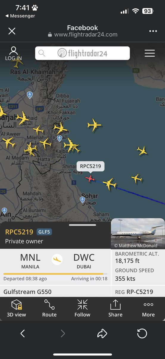 PRRD arriving in Dubai