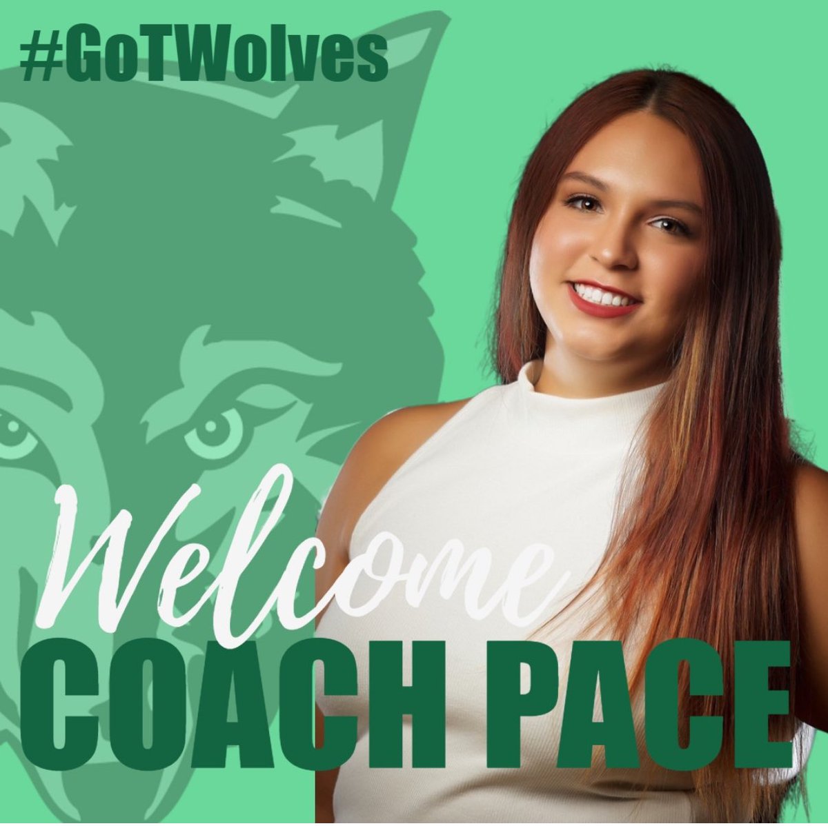 Welcome Coach Pace to the Timberwolf family!!
